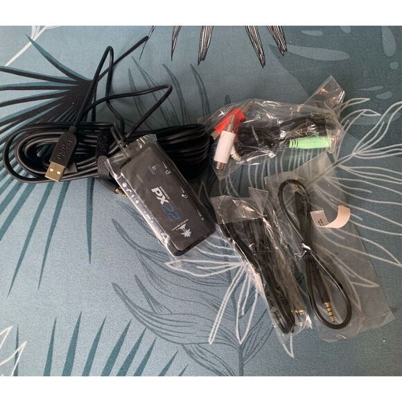 NEW IN BOX Turtle Beach Ear Force PX22 Volume Control Amplifier & Misc Cables - Picture 3 of 4